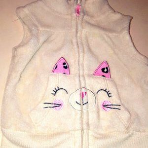 3/$15.00 NWT, Member's Mark Cat Face Vest Sweater, 3m